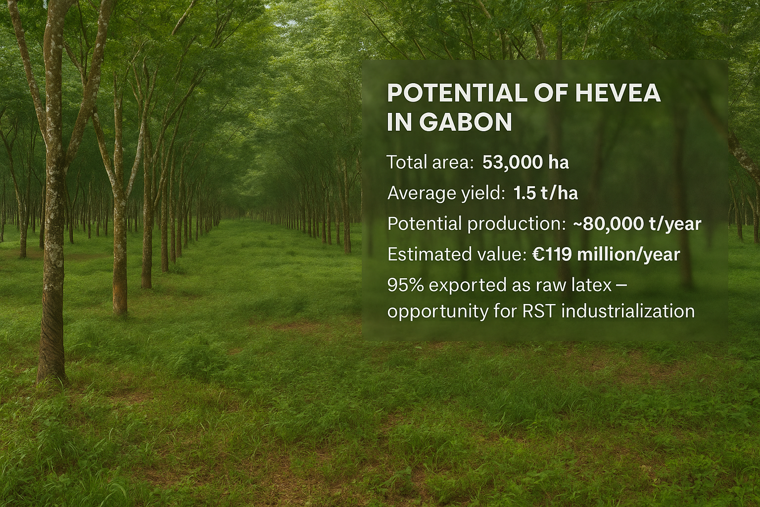 Plantation Hévéa Gabon